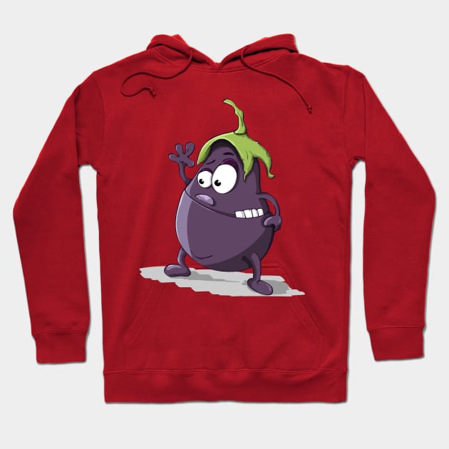 eggplant Hoodie by Empresa International